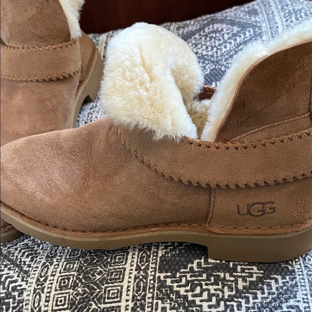 UGG Chestnut Shearling Ankle Booties - image 3